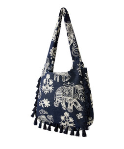 Embroidered Safari Tassel Bag, £40 1