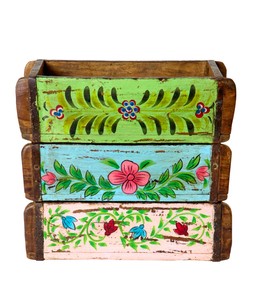 Hand Painted Storage Brick Moulds £38