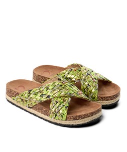 Heavenly Feet Green Sliders, £25 2