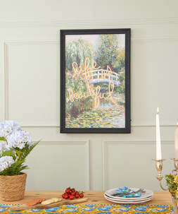 Life Is Beautiful Neon Framed Wall Art £125