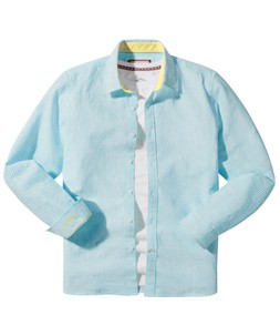 Luxurious Linen Blend Stripe Shirt £35