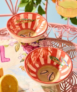 Magnificent Marine Fish Melamime Bowls Set Of 2 £20