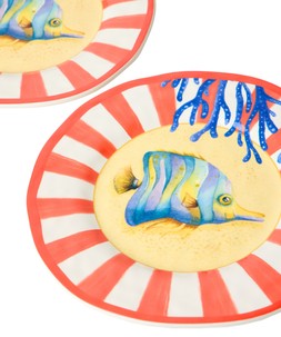 Magnificent Marine Fish Melamime Side Plates £22