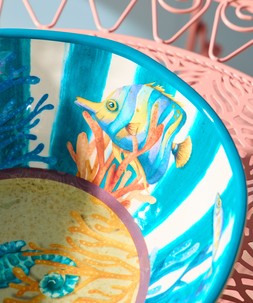 Magnificent Marine Seahorse Melamime Salad Bowl £28
