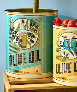 Olive Oil Storage Tins £25