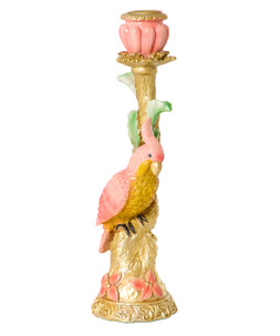Opulent Rosy Bird Candle Holder £36