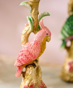 Opulent Rosy Bird Candle Holder £36