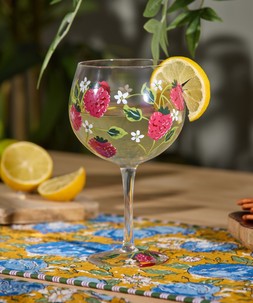 Rich Raspberry Gin Glass £18