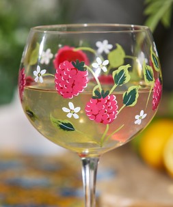 Rich Raspberry Gin Glass £18