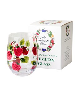 Rich Raspberry Stemless Wine Glass £12