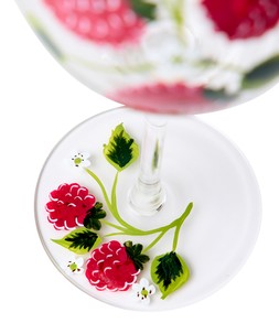 Rich Raspberry Wine Glass £16