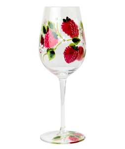 Rich Raspberry Wine Glass £16