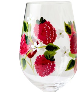 Rich Raspberry Wine Glass £16