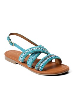 Santorini Beaded Leather Sandal, £65 1