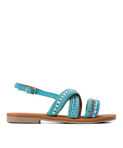 Santorini Beaded Leather Sandal, £65