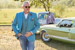 Sensational Summer Blazer £110 & Delightful Dog Tooth Linen Blend Waistcoat £59