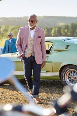 Spring Time Linen Blend Blazer £110 & Spring Time Check Waistcoat £59