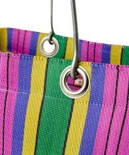 Striped Woven Basket Bag, £28 2