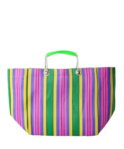 Striped Woven Basket Bag, £28