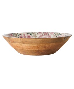 Tranquil Tile Mango Wood Serving Bowl £25