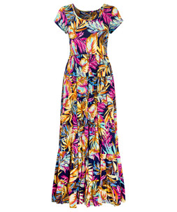 Tropical Island Crinkle Maxi Dress £60
