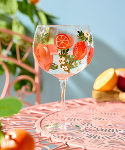 Vibrant Orange Gin Glass £18