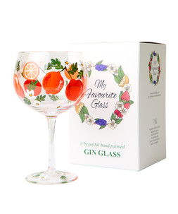 Vibrant Orange Gin Glass £18