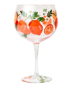 Vibrant Orange Gin Glass £18