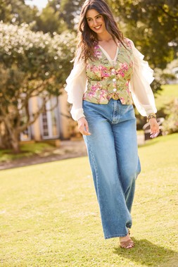 Spring Days Tweed Waistcoat £50