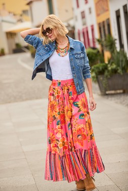 Joys Of Spring Applique And Embroidered Boutique Denim Jacket £100