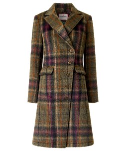 WJ864A Tessa Asymmetric Check Coat £120