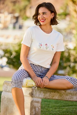 Flower Patch Graphic T-Shirt
