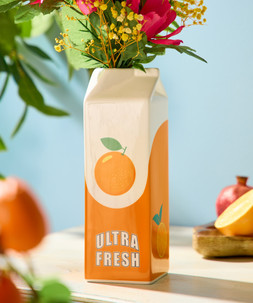 Citrus Carton Vase £25