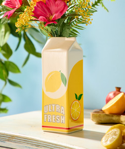Citrus Carton Vase £25