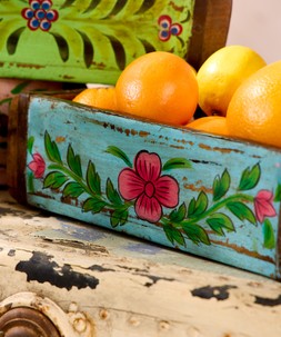 Hand Painted Storage Brick Moulds £38