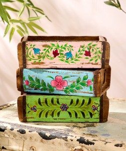 Hand Painted Storage Brick Moulds £38