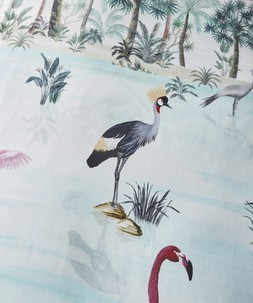 Flamingo Frenzy Cotton Sateen Reversible Duvet Set £55 - £85