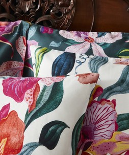 Orchid Oasis Cotton Sateen Reversible Duvet Set £55 - £85