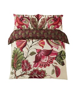 Floral Elephant Cotton Reversible Duvet Set £45