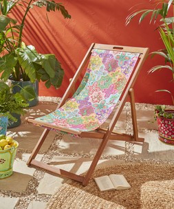 Animals Of India Tile Garden Deck Chair £99