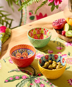 Magnificent Mandala Snack Bowls Set Of 3 £18