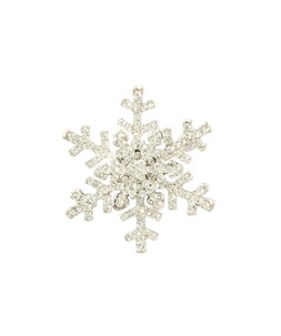 BK207A1 Sparkle Snowflake Brooch £10