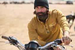 CV041A Full Of Character Henley Mustard £39