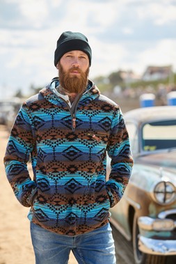 CV042 One For The Weekend Hoody Blue £59