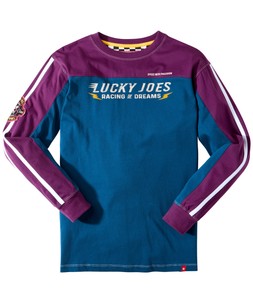 CV048A Lucky Joes Racer Long Sleeve Top Purple £35