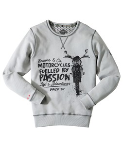 CV052A Favourite Ride Crew Sweat Grey £39