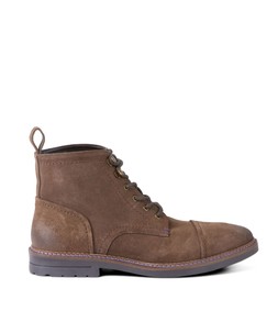 FW362A Distressed Leather Army Style Boots Brown £75 (1)