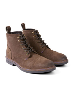 FW362A Distressed Leather Army Style Boots Brown £75 (3)
