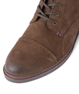 FW362A Distressed Leather Army Style Boots Brown £75 (4)