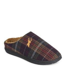 FW372A 2 Mens Tartan Slippers £20
